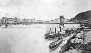 Le pont des Chaînes en 1865