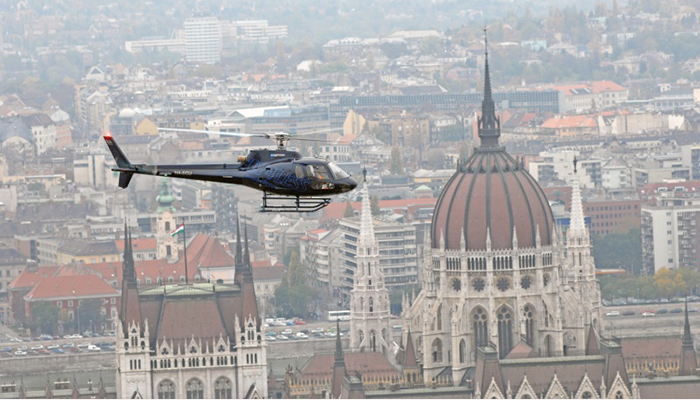 Survol de Budapest en hélicoptère